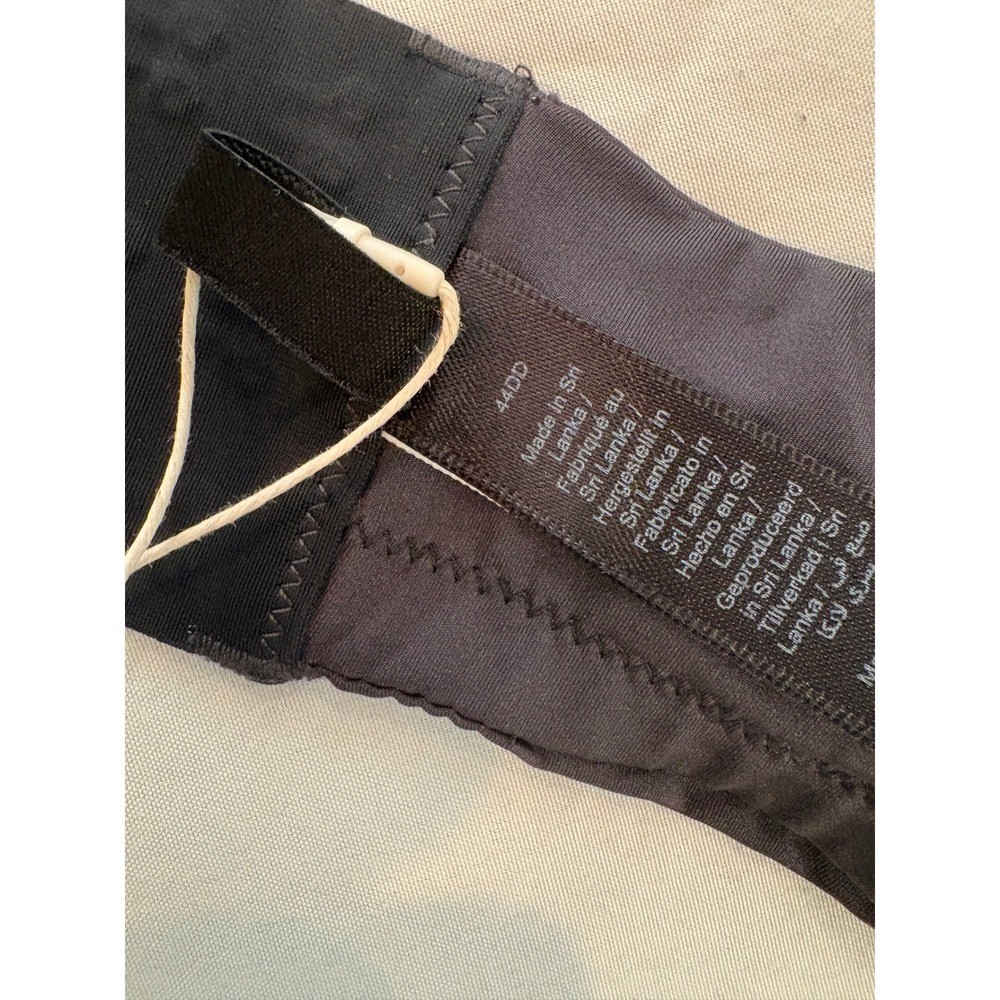 SKIMS Fits Everybody T-Shirt Bra Onyx Black Underwire Padded 44DD NEW - Picture 4 of 4